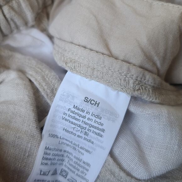 J. Crew Beige 100% Linen Pants Women's Size S - Picture 8 of 8